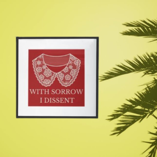 Poster Je conteste l'interdiction de l'avortement en coll (Créateur téléchargé)
