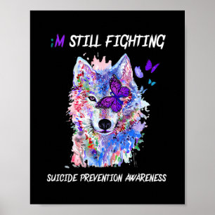 Poster Je continue à combattre le suicide des ailes de Se