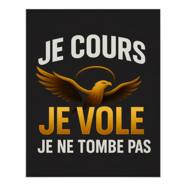 Poster Je cours, je vole (Devant)