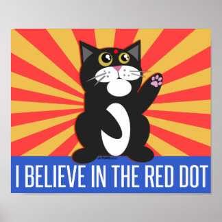 Poster Je crois le chat