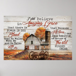 Poster Je Crois Toujours À La Grâce Extraordinaire