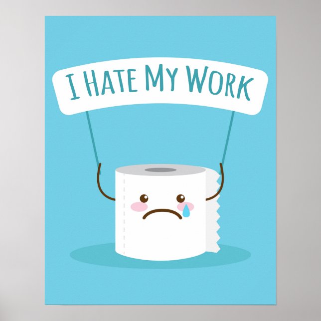 Poster Je déteste mon travail (Devant)