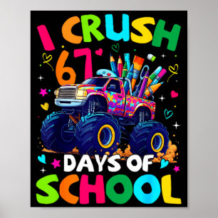 Poster Je détruis 67 jours de mème de camion monstre de l