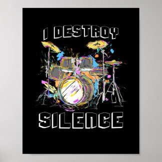 Poster Je détruit le silence