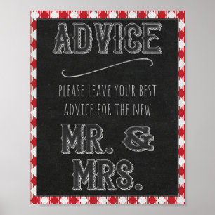 Poster Je donne des conseils et des vœux pour une fête BB