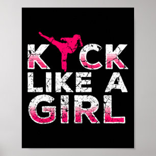 Poster Je donne des coups de pied comme une fille - kickb