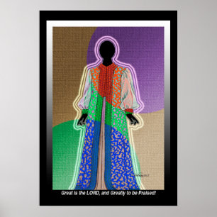 Poster Je donnerai grâce à Thee, SEIGNEUR d'O mon Dieu !
