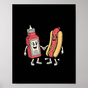 Poster Je fais jaillir sur Juicy Wieners Hot Dog Blague d