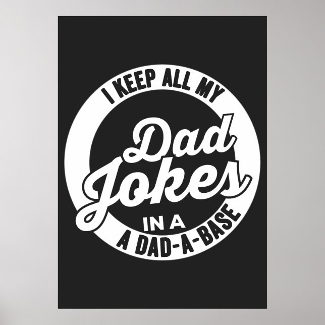 Poster Je Garde Tout Mon Père Plaisanter Dans Un Papa Un  (Devant)
