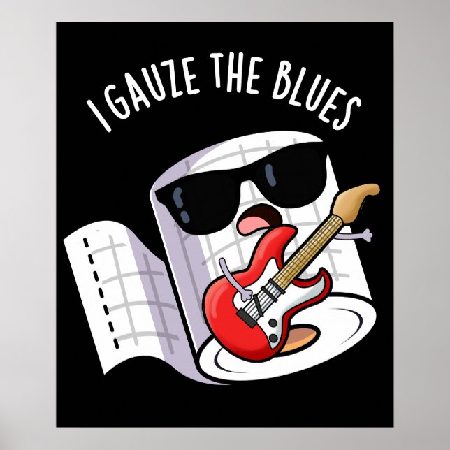 Poster Je Gauze Les Blues Drôle Jeu De Premiers Soins Dar (Devant)