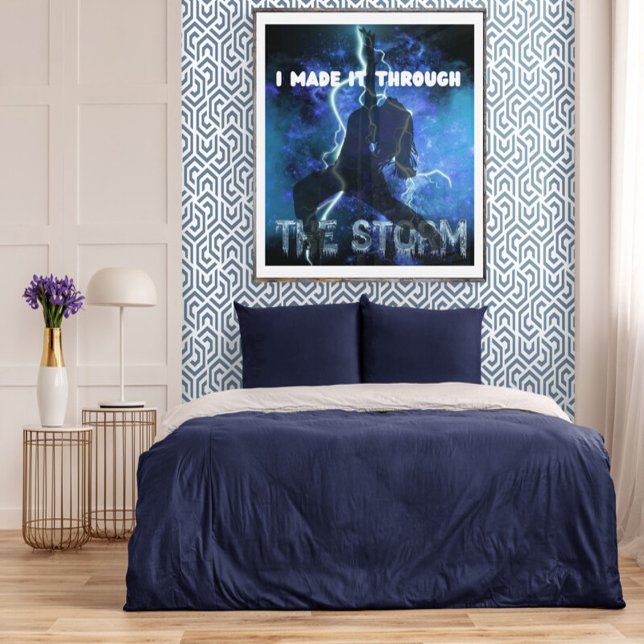 Poster Je L'Ai Fait Par La Tempête - La Foi Chrétienne (Créateur téléchargé)