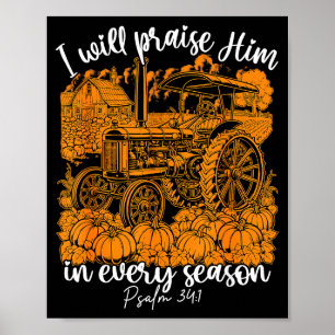 Poster Je Le Louerai En Toute Saison Remerciements Chréti