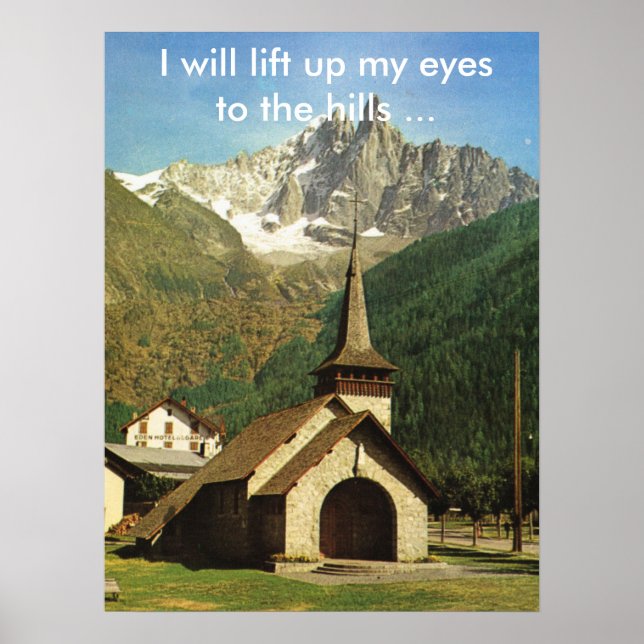Poster Je lèverai les yeux vers les collines (Devant)
