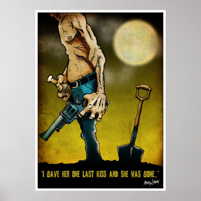 Poster "Je Lui Ai Donné Un Dernier Baiser Et Elle Est Par (Devant)