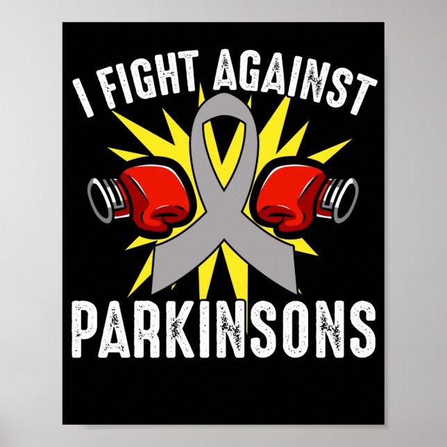 Poster Je lutte contre Parkinsons Parkinsons Maladie (Devant)