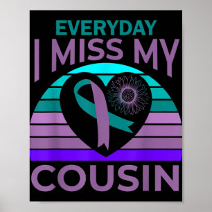 Poster Je Manque Mon Coeur Cousin Tournesol Sensibilisati