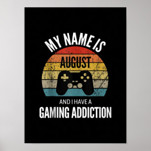 Poster Je M'Appelle Août Et J'Ai Un Supplément De Jeu