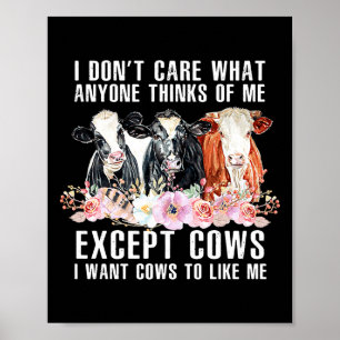 Poster Je me fiche de ce que les gens pensent de moi Vach