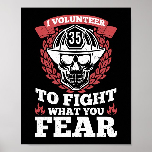 Poster Je Me Porte Volontaire Pour Combattre Ce Que Vous  (Devant)