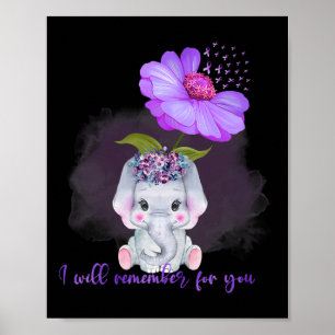 Poster Je Me Souviendrai De Vous Sunflower Alzheimerheime