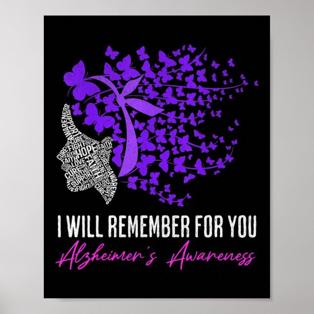 Poster Je me souviendrai pour vous papillon pourpre Heime (Devant)