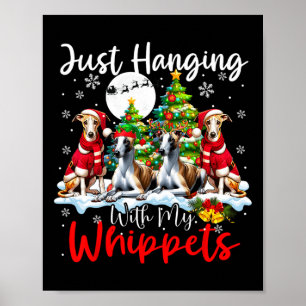 Poster Je me suis accroché avec mes marionnettes Noël Tro