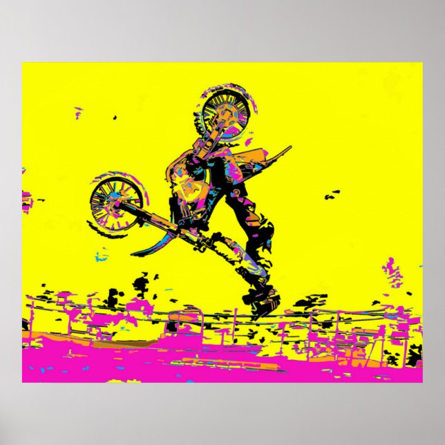 Poster Je me suis évanoui ! - Trucs Motocross Freestyle (Devant)