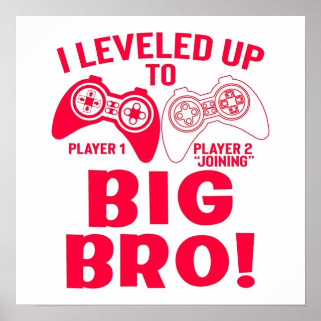 POSTER "JE ME SUIS LEVÉ JUSQU'À GRAND BRO ! (Devant)