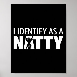 Poster Je M'Identifie Comme Un Naturel