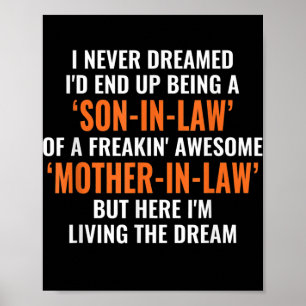 Poster Je N'Ai Jamais Rêvé Que J'Ai Fini Par Être Un Fils