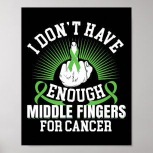 Poster Je n'ai pas assez de doigts moyens pour le pot C
