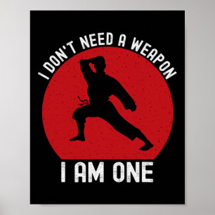 Poster Je n'ai pas besoin d'une arme, j'en suis une drôle