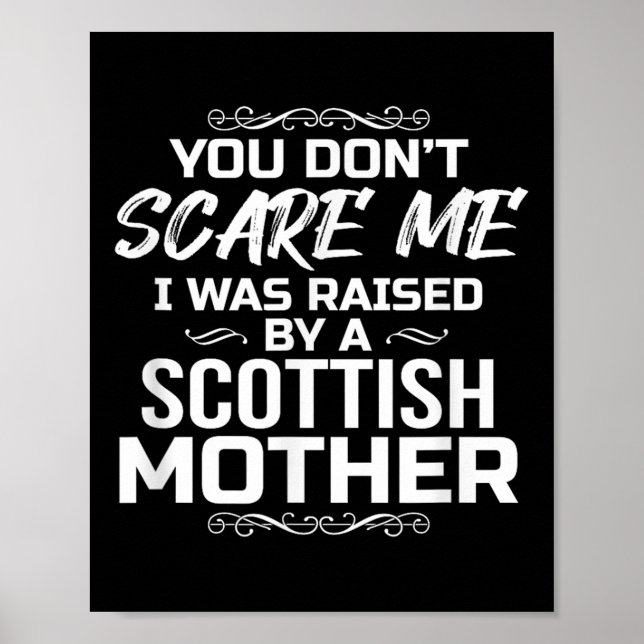 Poster Je n'ai pas été élevé par une mère écossaise (Devant)