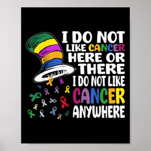 Poster Je N'Aime Pas Le Cancer Ici Ou Là Académiciens Du