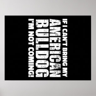 Poster Je n'arrive pas à apporter mon chien-taureau améri