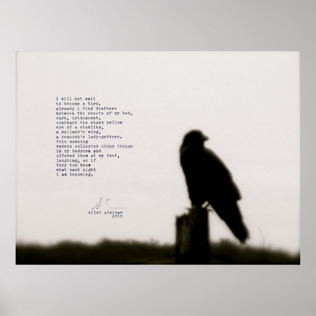 Poster "je n'attendrai pas" (Devant)