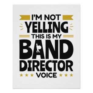 Poster Je ne hurle pas C'est mon directeur de bande Voix