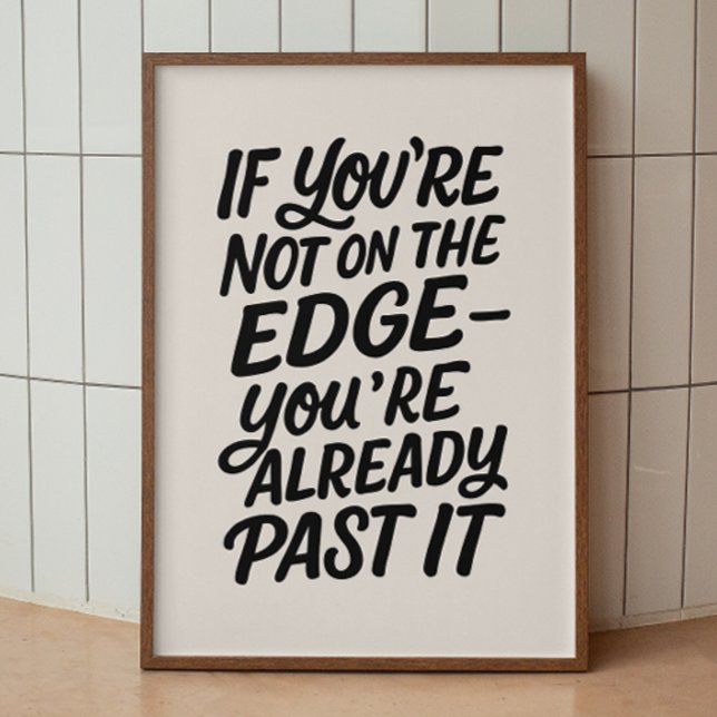 Poster Je ne l'ai pas fait. Citation anti-motivation (Créateur téléchargé)