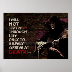 Poster Je ne marcherai pas sur la pointe des pieds à trav