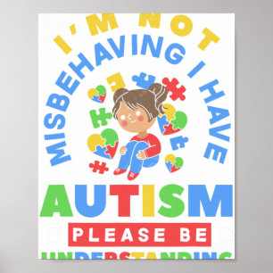 Poster Je ne me comporte pas mal, j'ai une conscience de