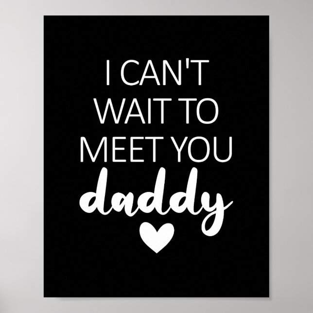 Poster Je ne peux pas attendre de vous rencontrer Papa Gr (Devant)
