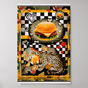 Poster Je ne peux pas avoir de chezburger maintenant !