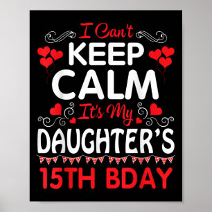 Poster Je ne peux pas garder le calme C'est le 15e annive