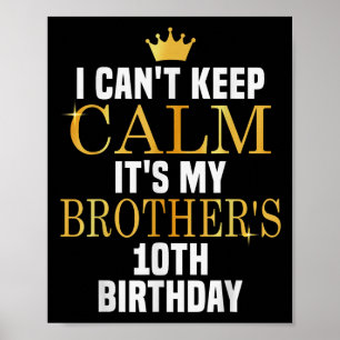 Poster Je ne peux pas garder le calme Son 10e anniversair