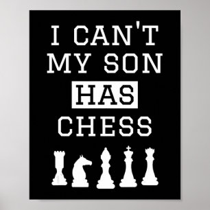 Poster je ne peux pas que mon fils ait des échecs drôles
