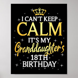 Poster Je ne peux pas rester calme, c'est l'anniversaire 