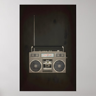 Poster Je ne peux pas vivre sans ma radio inspirée origin
