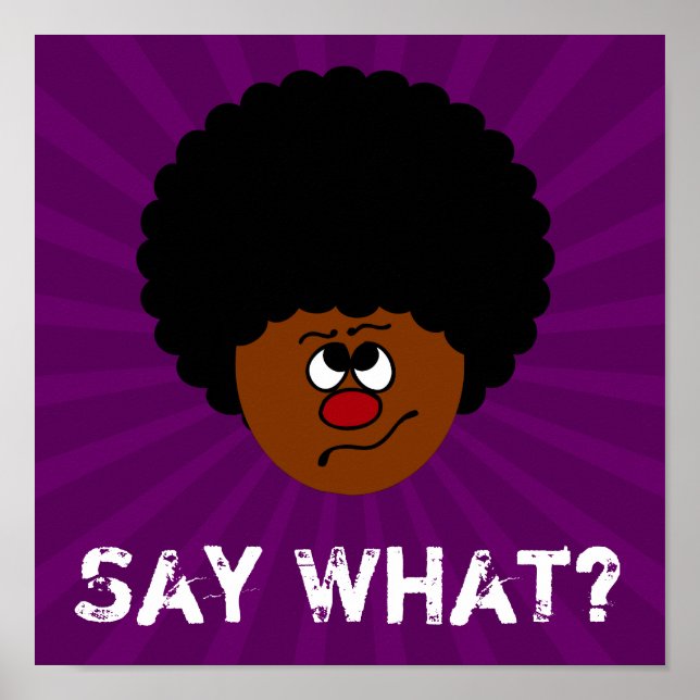 Poster Je ne peux pas vous avoir bien entendu ; répétez-l (Devant)