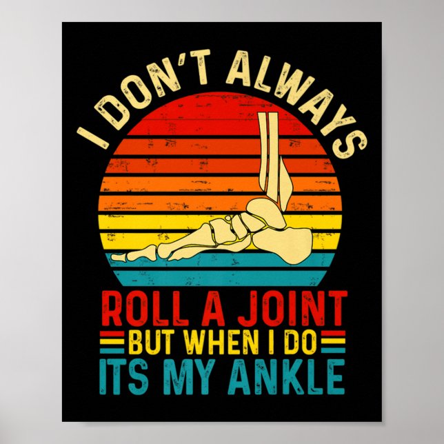 Poster Je ne roule pas toujours un joint mais quand je le (Devant)