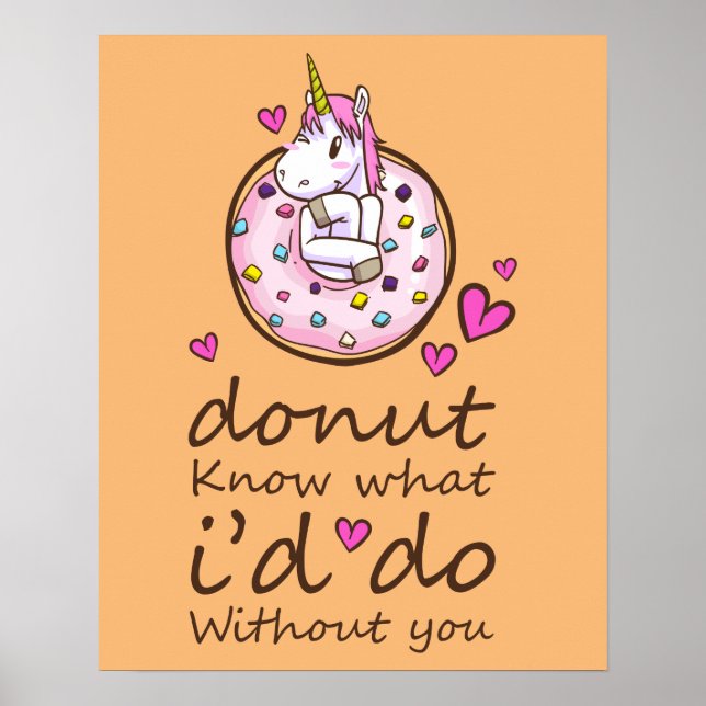 Poster Je ne sais pas ce que je ferais sans toi | Unicorn (Devant)